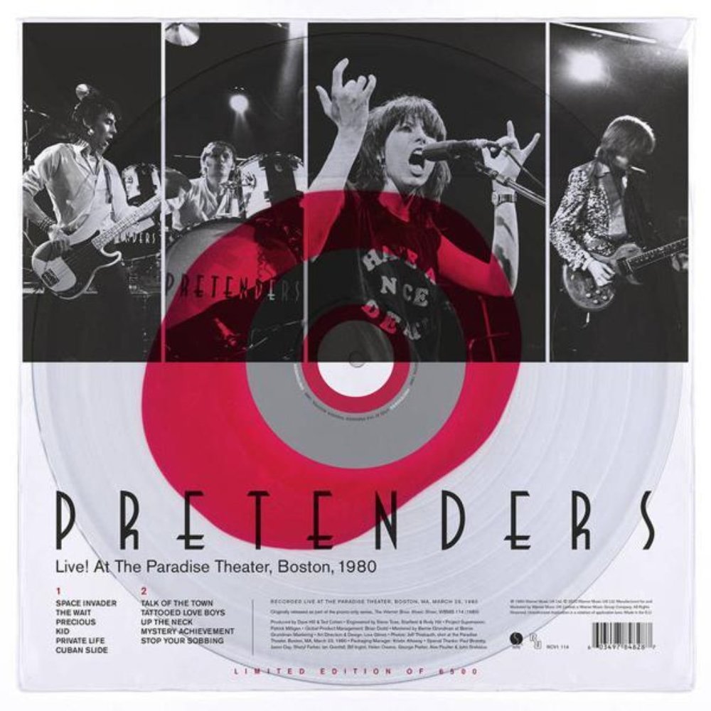 Pretenders Live! At The Paradise Theater, Boston 1980 LP ~ RSD 2020 ~ Brand New!